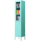 Multiple Colors Modern Style Bookshelf, Metal Bookcase for Home