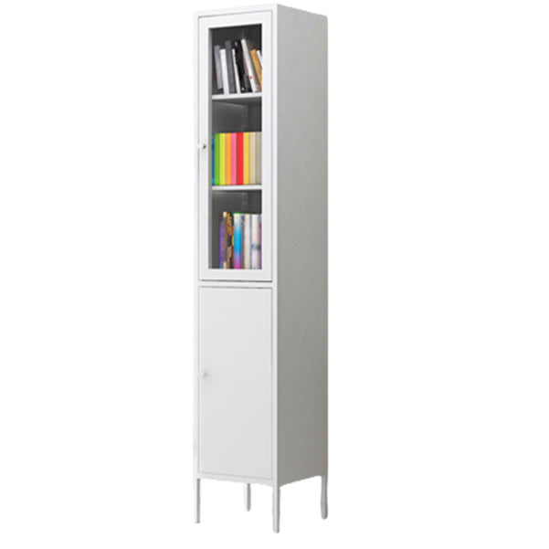 Multiple Colors Modern Style Bookshelf, Metal Bookcase for Home