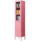 Multiple Colors Modern Style Bookshelf, Metal Bookcase for Home