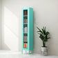 Multiple Colors Modern Style Bookshelf, Metal Bookcase for Home