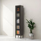 Multiple Colors Modern Style Bookshelf, Metal Bookcase for Home