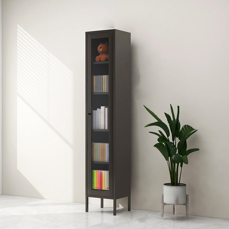 Multiple Colors Modern Style Bookshelf, Metal Bookcase for Home