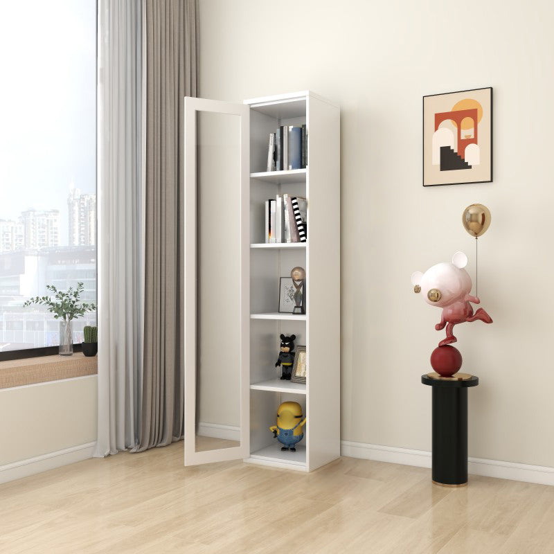 Multiple Colors Modern Style Bookshelf, Metal Bookcase for Home