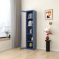 Multiple Colors Modern Style Bookshelf, Metal Bookcase for Home
