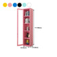 Multiple Colors Modern Style Bookshelf, Metal Bookcase for Home