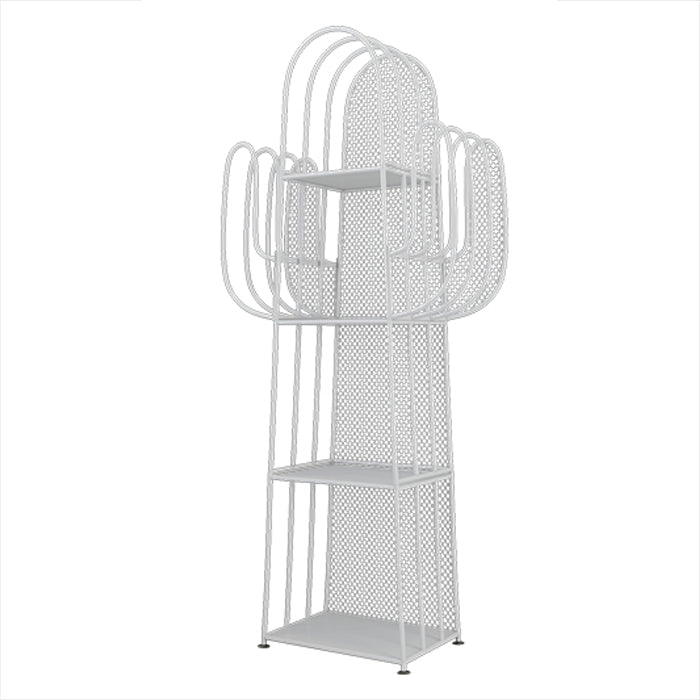 Moderne stijl boekenkast 4 plank gesloten metalen boekenplank voor thuis