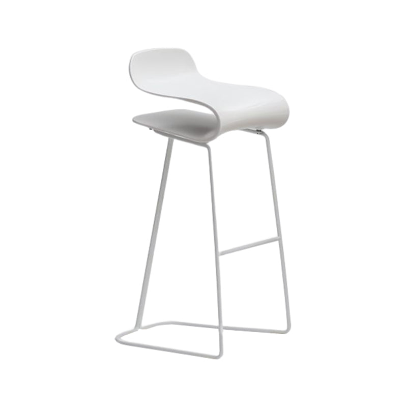 Taburete de barra de plástico de barra de metal de estilo nórdico para cocina para cocina