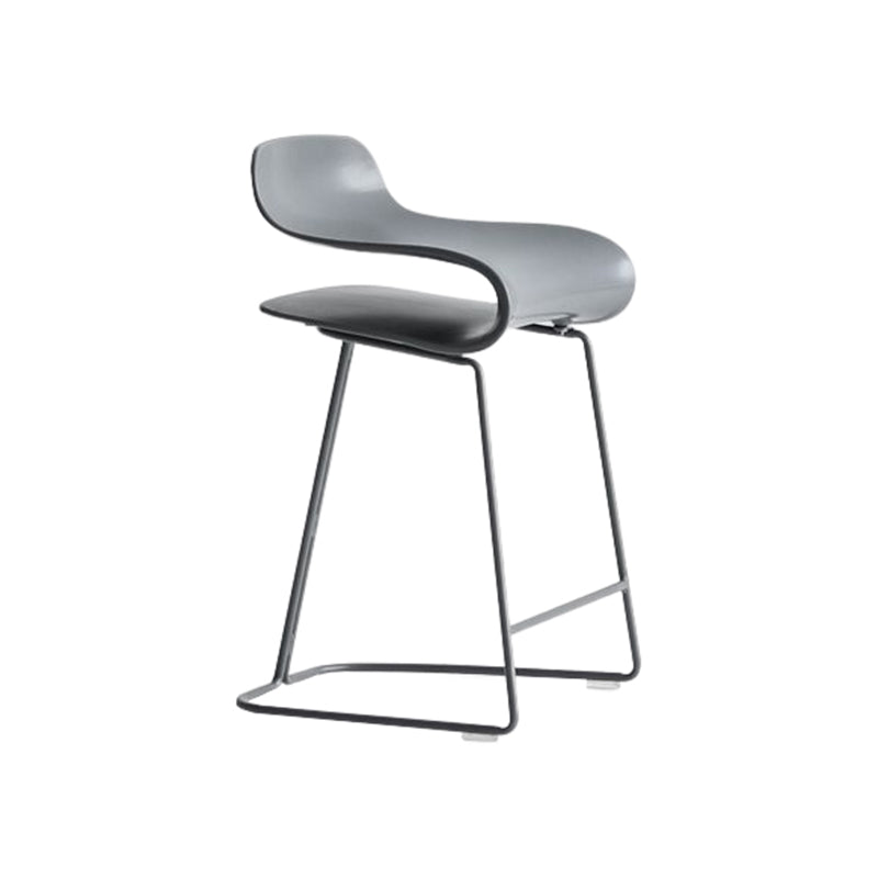 Nordic Style Metal Bar-stool Plastic Counter Bar Stool for Kitchen