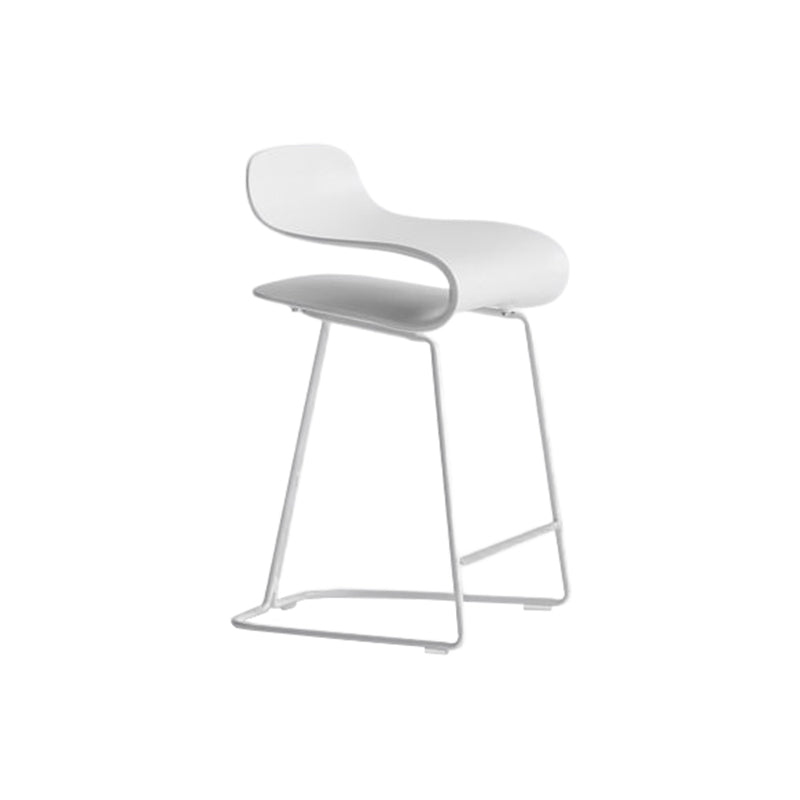 Nordic Style Metal Bar-stool Plastic Counter Bar Stool for Kitchen