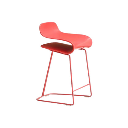 Nordic Style Metal Bar-stool Plastic Counter Bar Stool for Kitchen