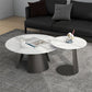 3 Legs Base Cocktail Table Rock Top Metal Base Rectangle Coffee Table Clearhalo 'Coffee & Accent Tables' 'Coffee Tables' 'coffee_tables' 'furn' 'furn_coffee_tables' 'Furniture' 'Living Room Furniture' 5231130