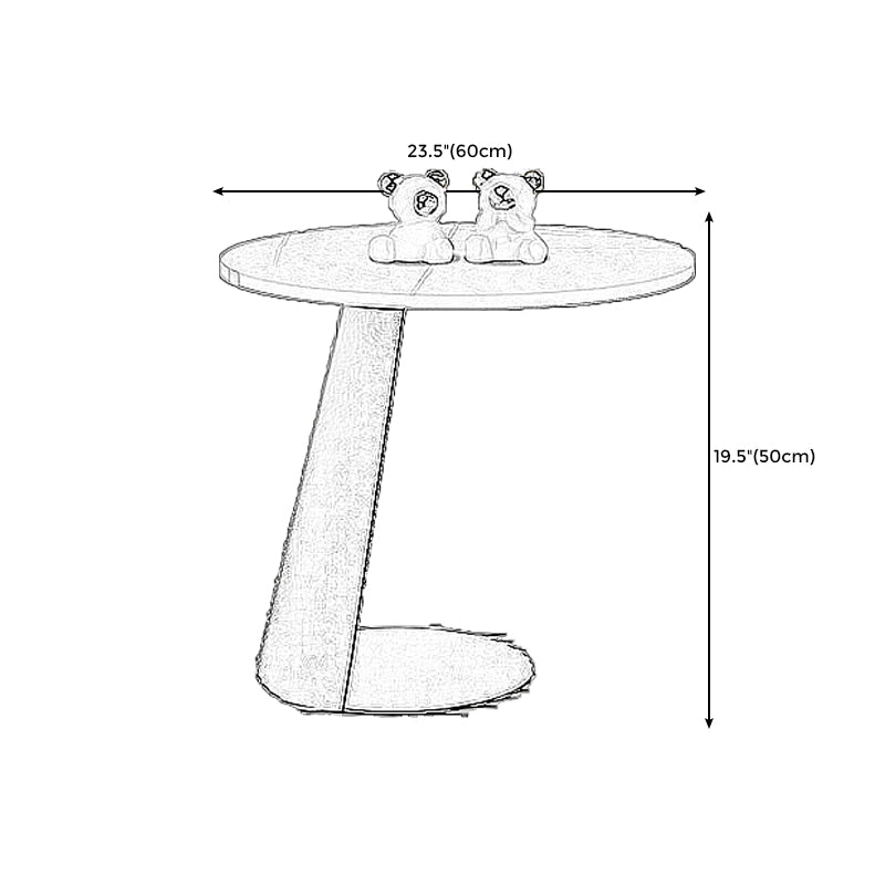 3 Legs Base Cocktail Table Rock Top Metal Base Rectangle Coffee Table Clearhalo 'Coffee & Accent Tables' 'Coffee Tables' 'coffee_tables' 'furn' 'furn_coffee_tables' 'Furniture' 'Living Room Furniture' 5231135