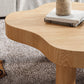 Scandinavian Solid Wood 3 Legs Coffee Cocktail Table - 15.75" H