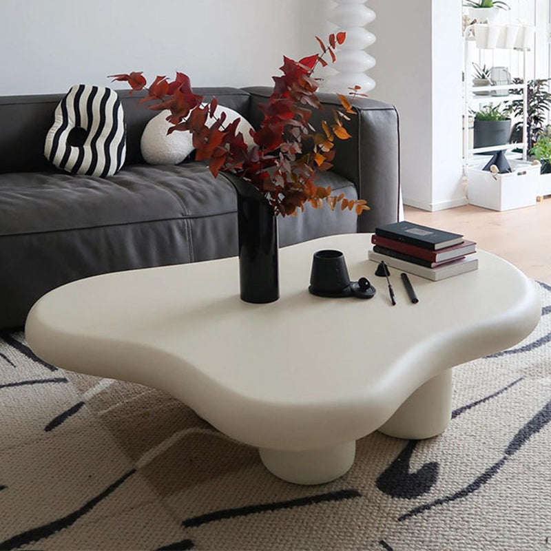 Modern Wood Geometric Coffee Cocktail Table 4 Legs 1 Coffee Table Clearhalo 'Coffee & Accent Tables' 'Coffee Tables' 'coffee_tables' 'furn' 'furn_coffee_tables' 'Furniture' 'Living Room Furniture' 5231207