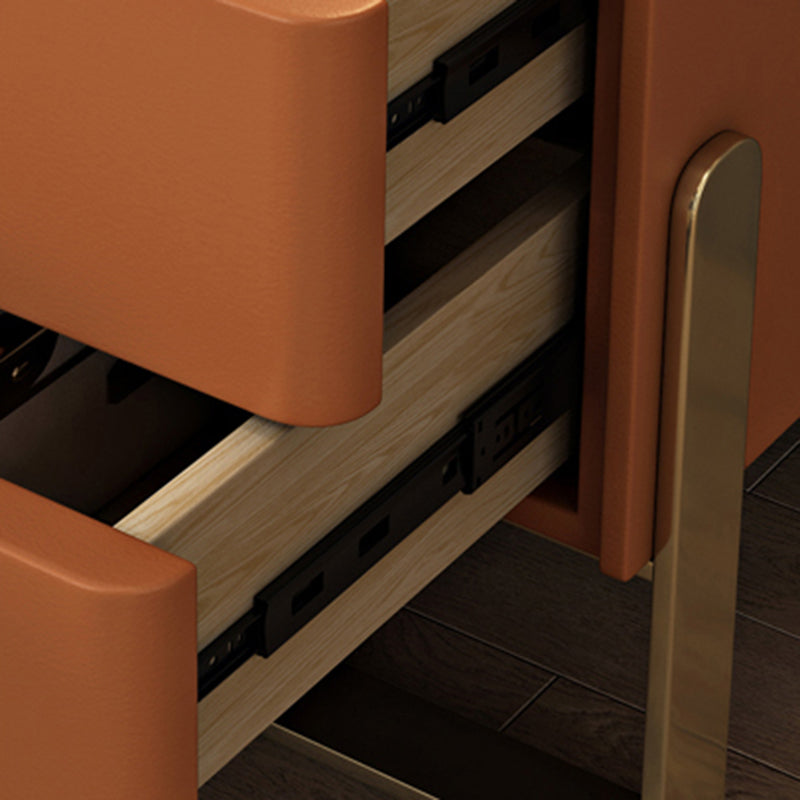 Modern Stone Top Night Stand de 19.68 "Alto 2 - Cajón Nightsand