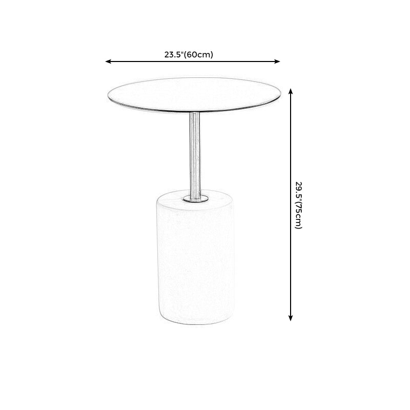 Tavolo da cocktail in stile nordico tavolino rotondo tavolino