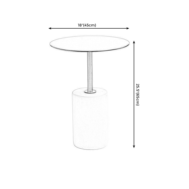 Tavolo da cocktail in stile nordico tavolino rotondo tavolino