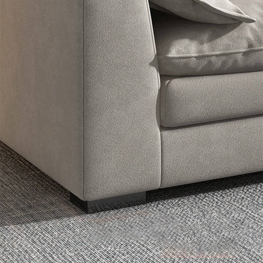 Slipcovered Stationary Down Fill Cushions Pillow Top Arm Seating