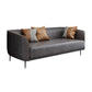 Contemporary Tight Back Sofa with Tuxedo Arms for Living Room 79"L x 25.5"W x 31"H Grey Clearhalo 'furn' 'furn_sofas' 'Furniture' 'Living Room Furniture' 'Sofa' 'sofas' 5231692