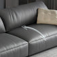 ステイン抵抗性のあるリビングルーム枕トップアーム標準グレーソファ