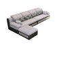 Pillow Top Arm Pillowed Back Cushions Sectionals Sofa for Four People