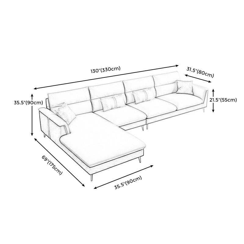 Cojín de brazos empotrados con sofá resistente a las manchas sofá