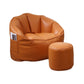 Amais en cuir collé inclus chaise 29,5 "L x 29,5" W x 26,7 "H Chaise pour le salon