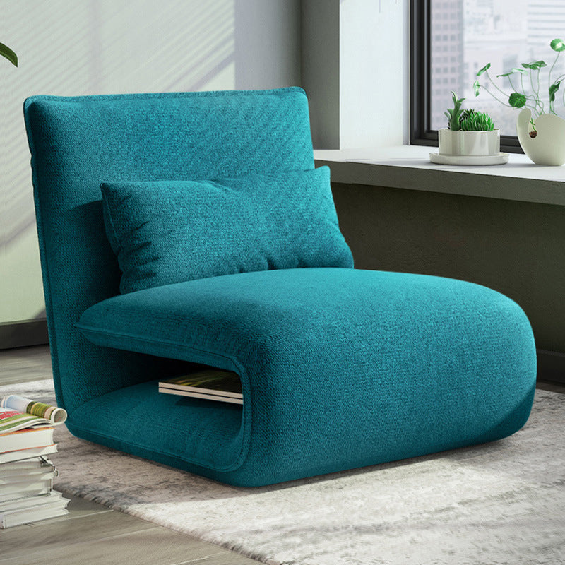 Chaise convertible en lin 25,6 "L x 25,6" W x 27,5 "H Chaise pour le salon