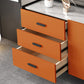 Sideboard topboard in pietra moderna Tabella 3-Drawer Sideboard per casa