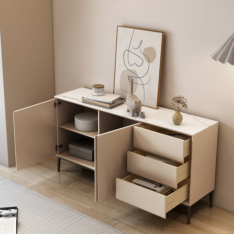 3-Drawer Sideboard Buffet Manufactured Wood Modern Style Sideboard Buffet Clearhalo 'buffet_sideboard' 'Buffets & Sideboards' 'furn' 'furn_buffet_sideboard' 'Furniture' 'Kitchen & Dining Furniture' 5232116