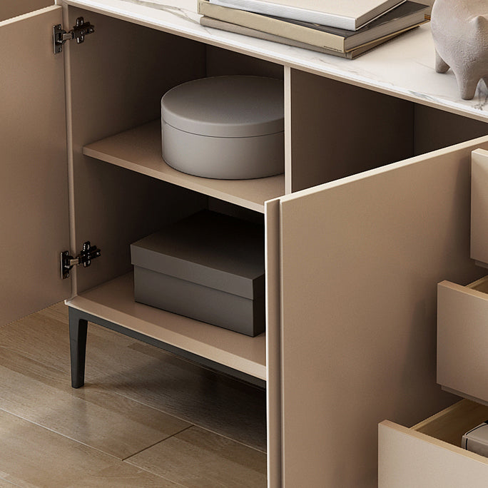 3-Drawer Sideboard Buffet Manufactured Wood Modern Style Sideboard Buffet Clearhalo 'buffet_sideboard' 'Buffets & Sideboards' 'furn' 'furn_buffet_sideboard' 'Furniture' 'Kitchen & Dining Furniture' 5232119