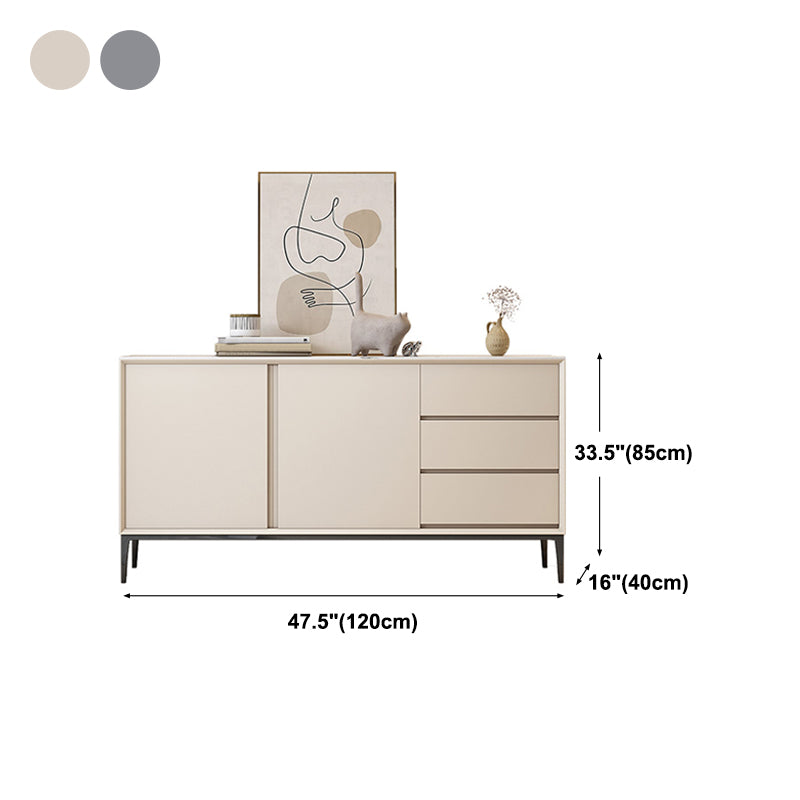 3-Drawer Sideboard Buffet Manufactured Wood Modern Style Sideboard Buffet Clearhalo 'buffet_sideboard' 'Buffets & Sideboards' 'furn' 'furn_buffet_sideboard' 'Furniture' 'Kitchen & Dining Furniture' 5232122