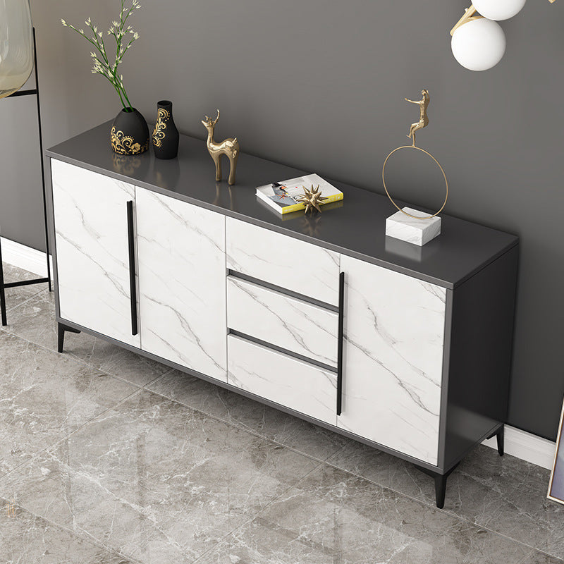 Sideboard per la sala da pranzo in legno ingegnerizzato in legno contemporaneo
