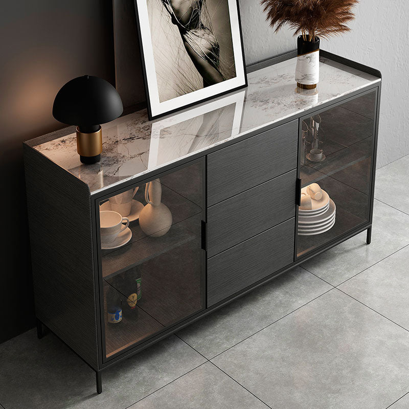 35.43 "H Sideboard Moderner Style Dining -Server mit 3 Schubladen für Küchen- und Esszimmer