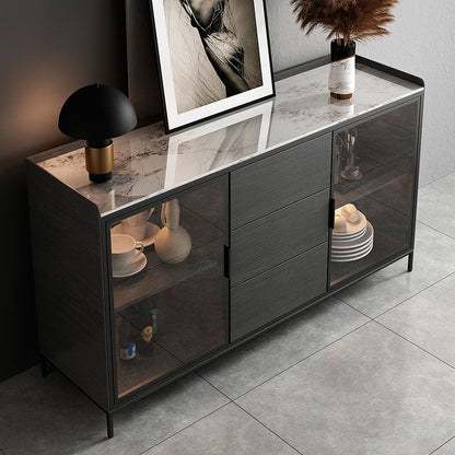 35.43 "H Sideboard Moderner Style Dining -Server mit 3 Schubladen für Küchen- und Esszimmer