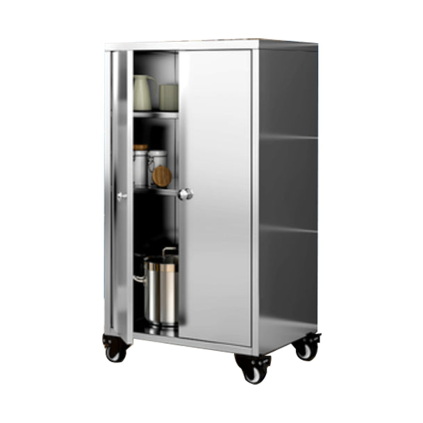 Armadio di sideboard in acciaio cucina moderna moderna server buffet con porta