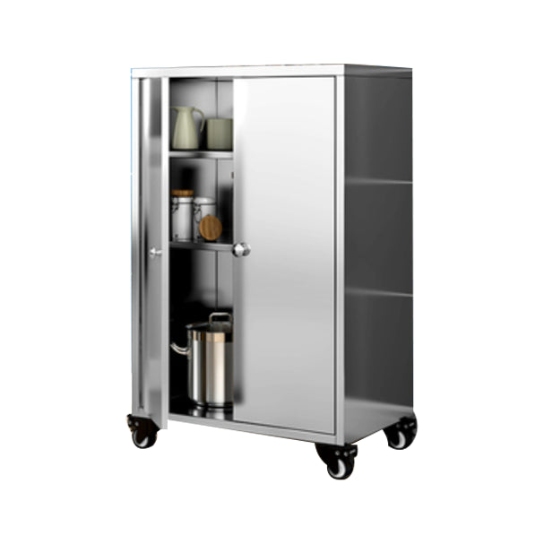 Armadio di sideboard in acciaio cucina moderna moderna server buffet con porta