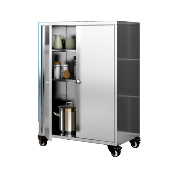 Armadio di sideboard in acciaio cucina moderna moderna server buffet con porta