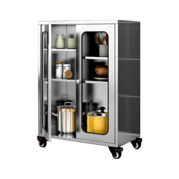 Armadio di sideboard in acciaio cucina moderna moderna server buffet con porta