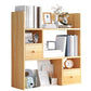 Modern Style Bookshelf Enginner Wood Bookcase for Home Office 23.6"L x 6.7"W x 31.5"H Natural 2 Clearhalo 'Bookcases' 'furn' 'furn_bookcases' 'Furniture' 'Office Furniture' 5232464
