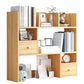 Modern Style Bookshelf Enginner Wood Bookcase for Home Office 32.7"L x 6.7"W x 18.9"H Natural 2 Clearhalo 'Bookcases' 'furn' 'furn_bookcases' 'Furniture' 'Office Furniture' 5232465