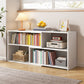 Contemporary Style Bookshelf Open Back Bookcase for Home Office