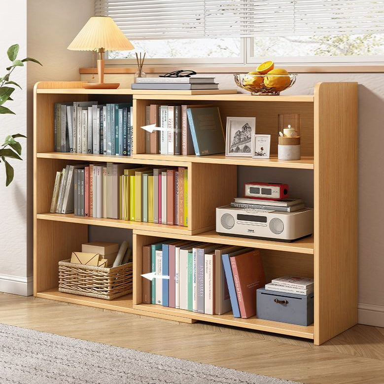 Contemporary Style Bookshelf Open Back Bookcase for Home Office