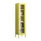 Scandinavian Style Bookshelf Closed Back Bookcase for Study Room with Door
