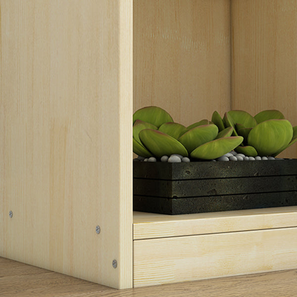 Estantería de estantería moderna de color marrón claro para uso doméstico