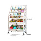White Bookshelf Contemporary Style Bookcase for Study Room with Casters