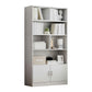 Modern Style Bookshelf Engineer Wood Closed Back Bookcase for Home Office
