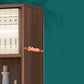Modern Style Bookshelf Engineer Wood Closed Back Bookcase for Home Office