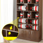 Modern Style Bookshelf Engineer Wood Closed Back Bookcase for Home Office