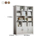 Modern Style Bookshelf Engineer Wood Closed Back Bookcase for Home Office